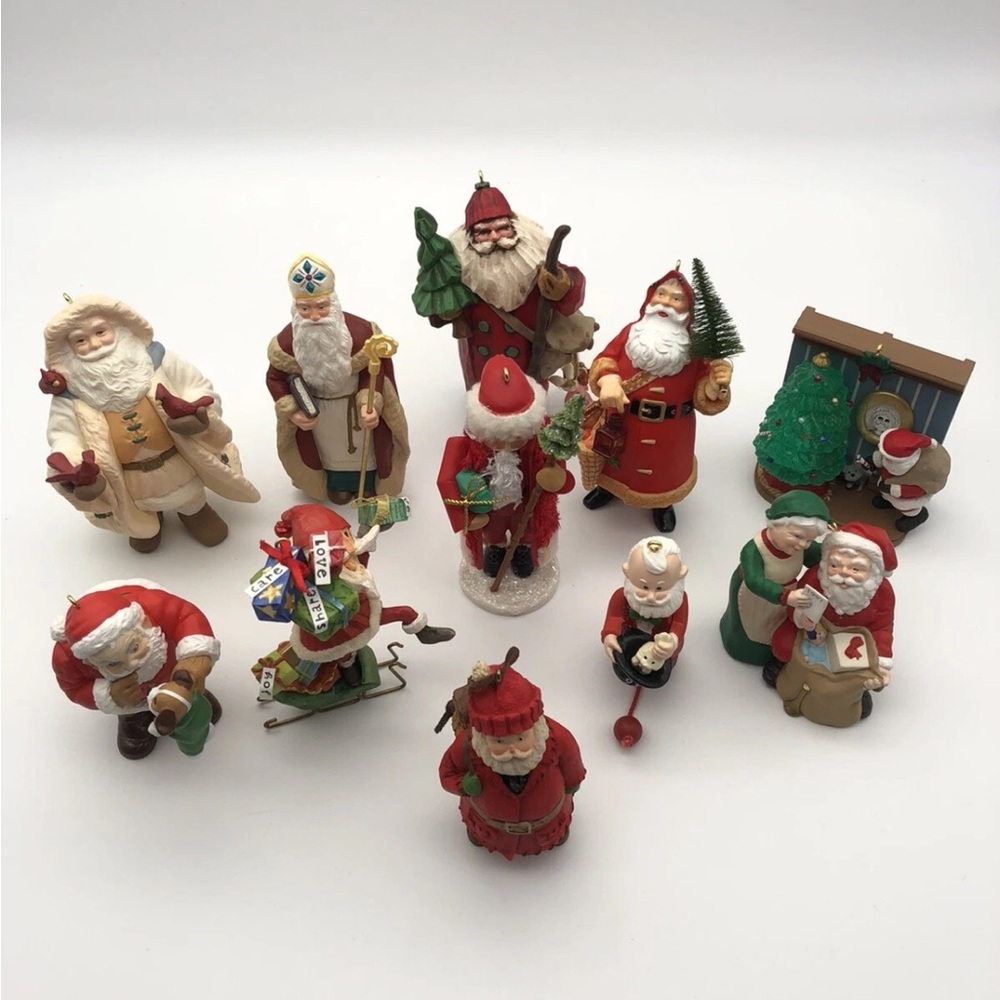 12 Hallmark keepsake Christmas ornaments